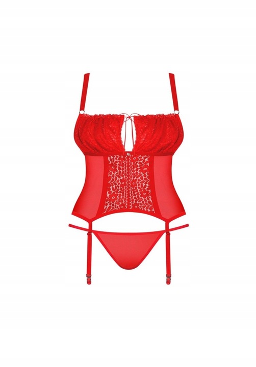 Bielizna-Blossmina gorset i stringi 4XL/5XL