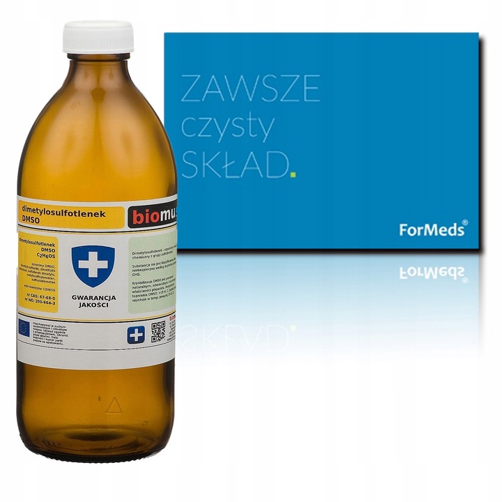 BIOMUS DMSO Dimetylosulfotlenek 500ml 0,5l szkło
