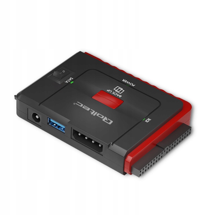 Qoltec Adapter USB 3.0 do IDE SATA III Szybka transmisja danych
