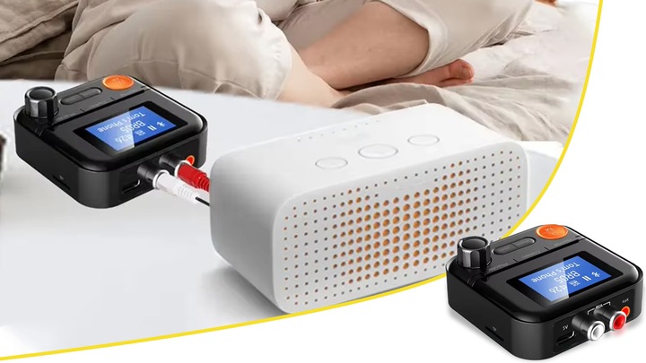 ADAPTER TRANSMITER BLUETOOTH ODBIORNIK NADAJNIK BT 5.2 AUX RCA JACK