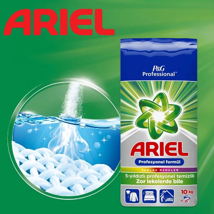 Proszek ARIEL Profesjonalny - ORYGINALNY do prania kolorowych tkanin 10 kg!
