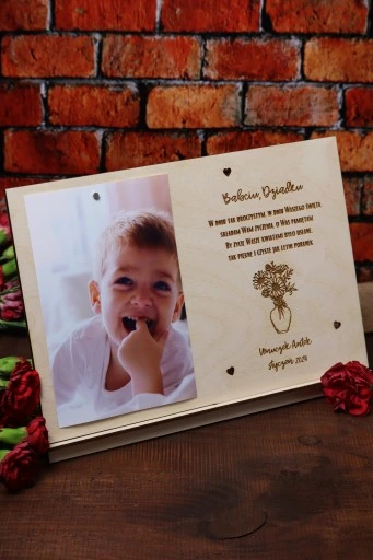 RAMKA DLA DZIADKA I BABCI Prezent na Dzień Dziadka Pierwszy Dzień Babci