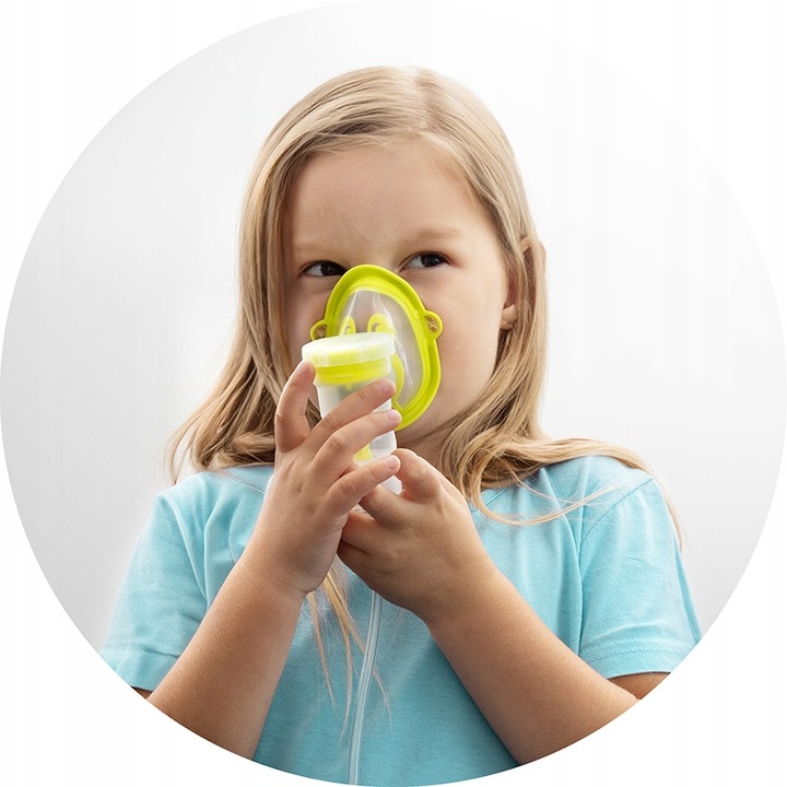 NEBULIZATOR ZESTAW DO NEBULIZACJI INHALACJI 2 MASKI NOVAMA FAMILINO RF8 EVO