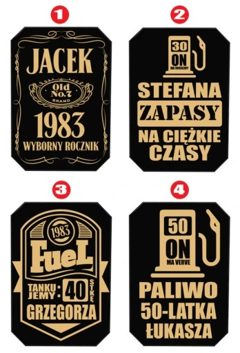 BAREK KANISTER prezent dla faceta mężczyzny taty dziadka na 18-99 urodziny