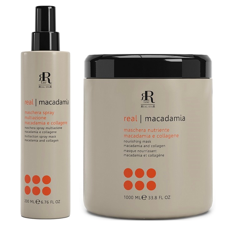 RR Line Macadamia Spray +maska odżywcza 200+1000ml