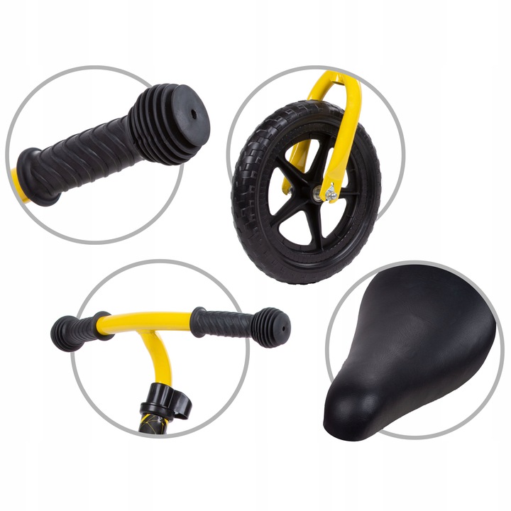 Rowerek biegowy Kidwell Rebel Yellow koła 12"