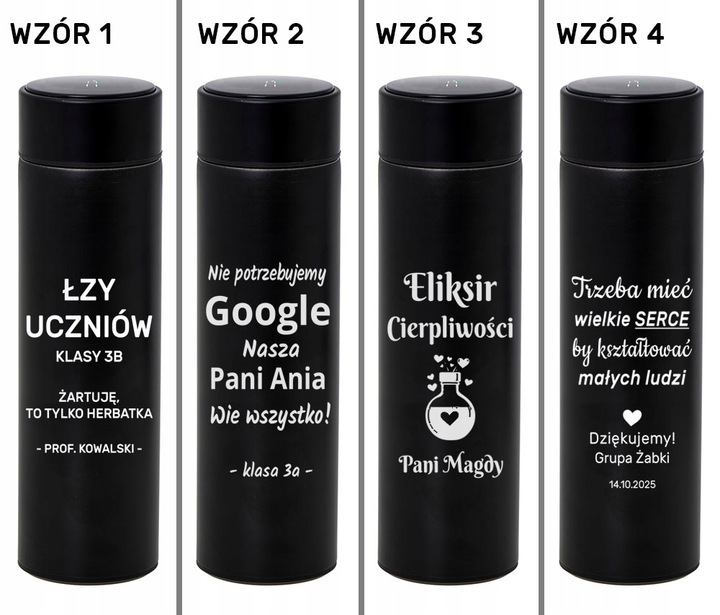 KUBEK TERMICZNY Z GRAWEREM PREZENT na DZIEŃ NAUCZYCIELA dla Wychowawcy