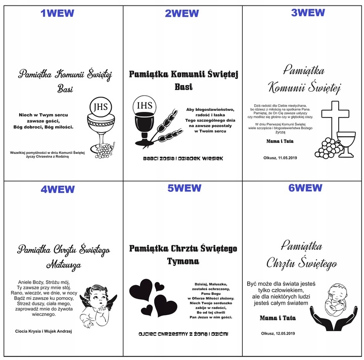 Biblia Pismo Święte Pamiątka Komunii PREZENT na Komunię + Grawer w pudełku