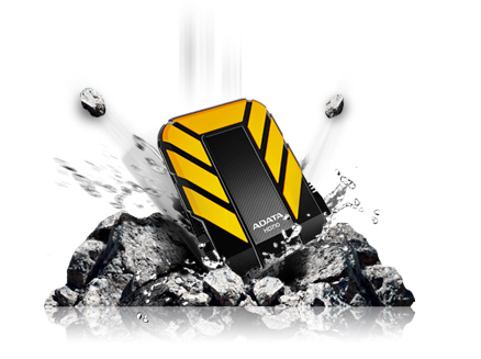 Adata HD710 USB 3.0 dysk przenośny 1TB TYTAN Pancerna Obudowa Żółty YELLOW
