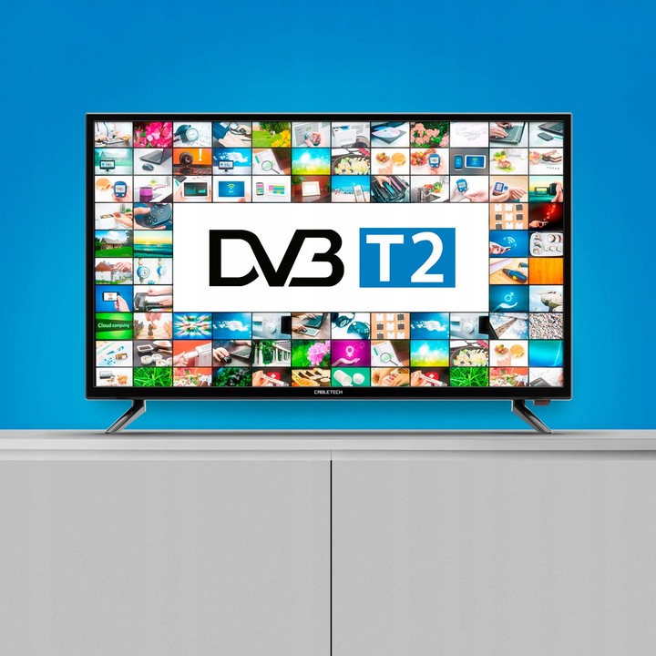 Telewizor 32" Cabletech DVB-T2 H.265 HEVC 3xHDMI 2xUSB