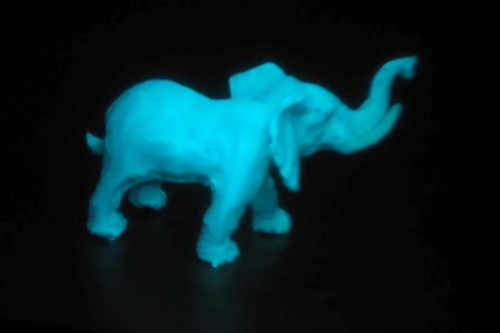 Farba świecąca w ciemności luminescencyjna fosforescencyjna NIEBIESKA 25ml