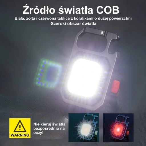 Przenośne Wielofunkcyjne Jasne Swiatło Breloki