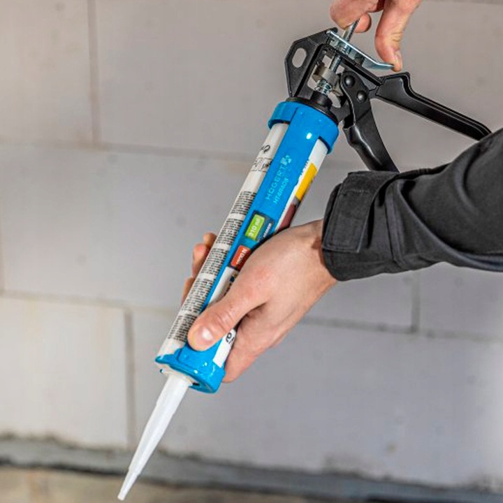 WYCISKACZ DO SILIKONU PISTOLET DO MAS WZMACNIANA PROWADNICA EKSTRA