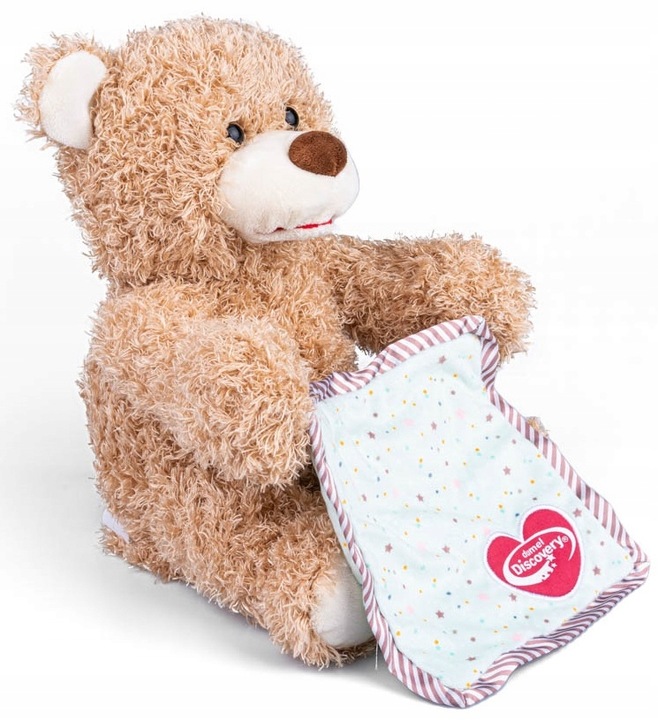 Dumel INTERAKTYWNY MIŚ ZABAWA w A-kuku PLUSZAK RUSZA buzią i łapkami MÓWI