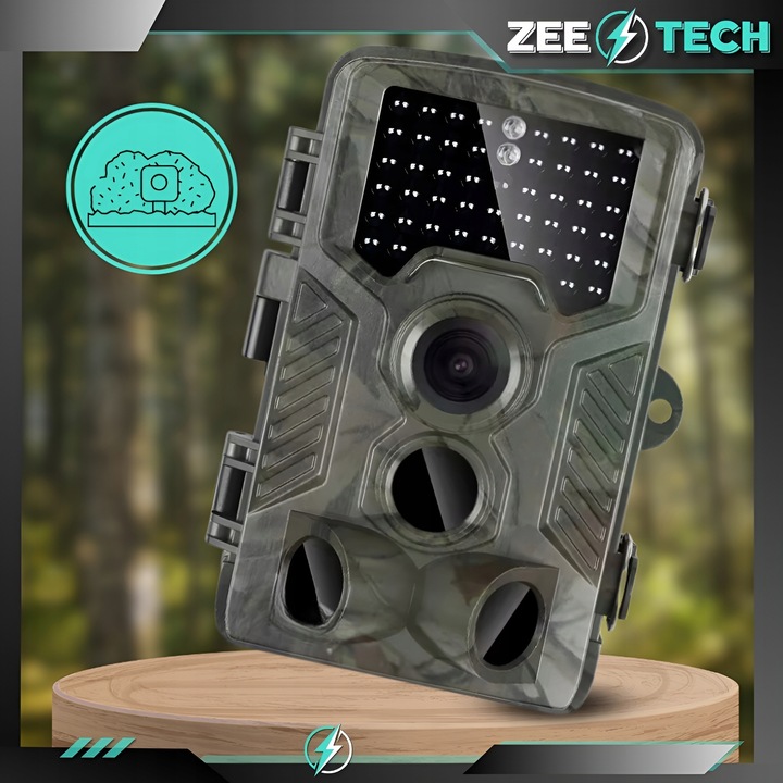 FOTOPUŁAPKA KAMERA MYŚLIWSKA LEŚNA IR 940nm PL MENU KARTA 32GB +