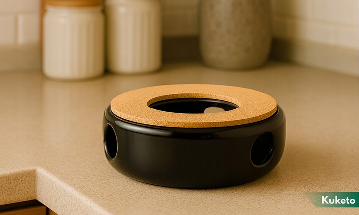 PODGRZEWACZ CERAMICZNY POD DZBANEK ZAPARZACZ CZAJNIK NA ŚWIECZKĘ