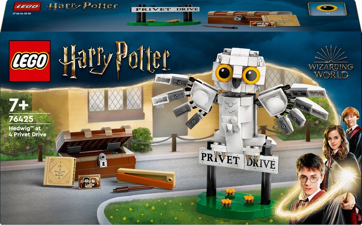 LEGO Harry Potter Hedwiga z wizytą na ul. Privet Drive 4 76425