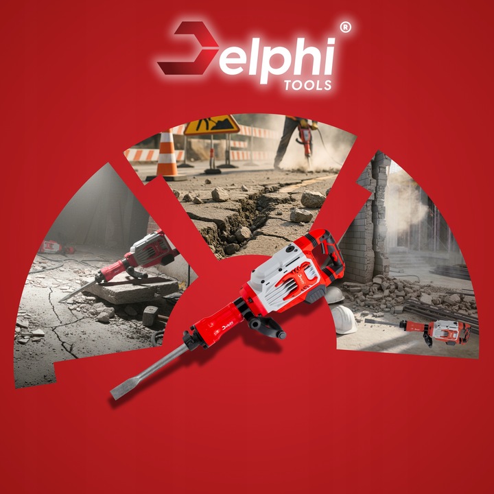 MŁOT WYBURZENIOWY 70J CHŁODZONY OLEJEM UDAROWY MOCNY UDAR HEX30 1600W