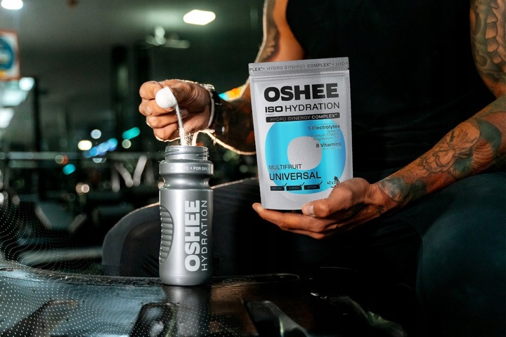 OSHEE ISO Hydration izotonik w proszku Multifruit 1050 g