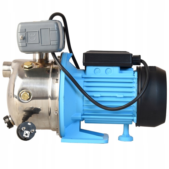 POMPA HYDROFOROWA Z OSPRZĘTEM SSĄCA DO WODY 1100W INOX 3600L/H WYDAJNA