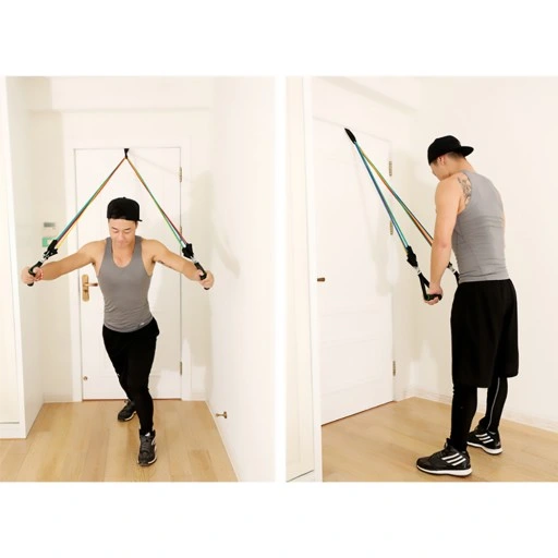 Gumy do Ćwiczeń Zestaw 5 Gum Oporowych Oporowe Fitness Treningowe + Uchwyty