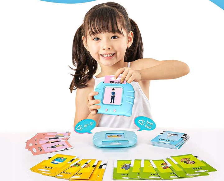 CZYTNIK KART DO NAUKI ANGIELSKIEGO 224 SŁÓWKA EDU DLA DZIECI 224 SŁÓWKA