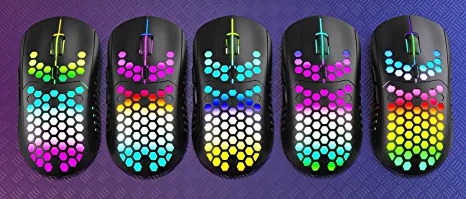 MYSZKA BEZPRZEWODOWA GAMINGOWA KOMPUTEROWA PODŚWIETLANA CICHA + PODKŁADKA