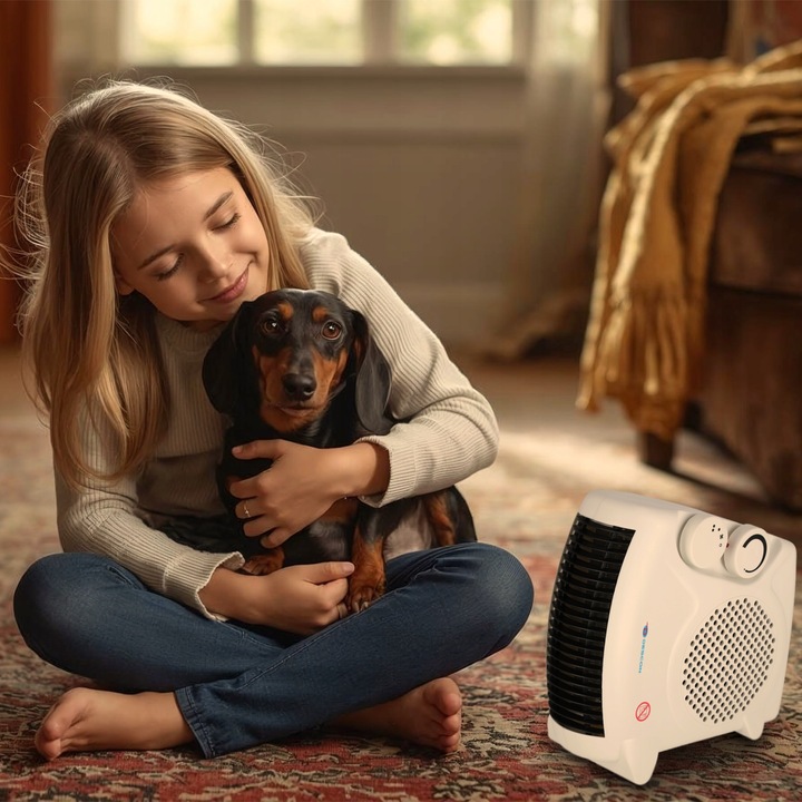 Termowentylator Grzejnik Farelka 2000W Termostat pionowy poziomy