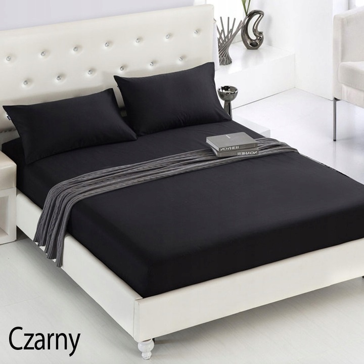 GRUBE PRZEŚCIERADŁO JERSEY Z GUMKĄ 200x220 + ZAKŁADKA NA ŁÓŻKO SOFĘ