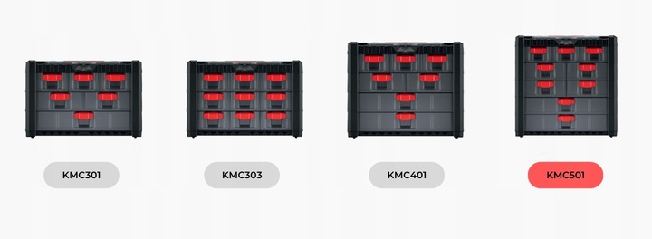 Organizer skrzynka pojemnik na śrubki MULTICASE CARGO 50 KMC501