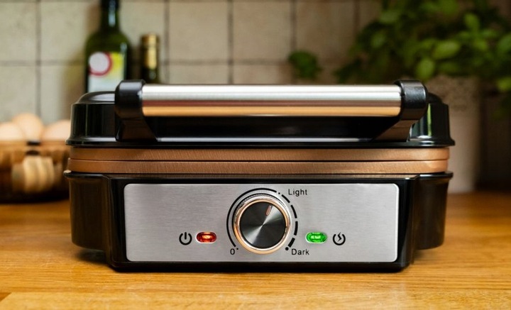 GOFROWNICA ELDOM SOLIDNA 4 DUŻE GOFRY SUPER MOC 2000W