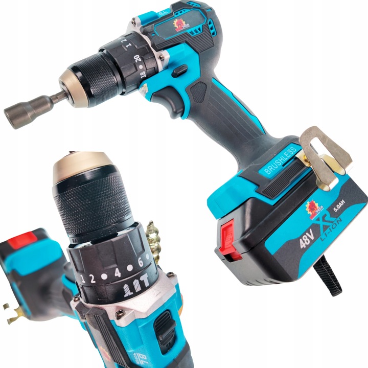 ZESTAW 6W1 WKRĘTARKA KLUCZ UDAROWY MŁOTOWIERTARKA SZLIFIERKA PIŁA