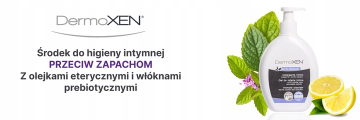 Odświeżający żel do higieny intymnej przeciw zapachom DermoXEN, 200 ml