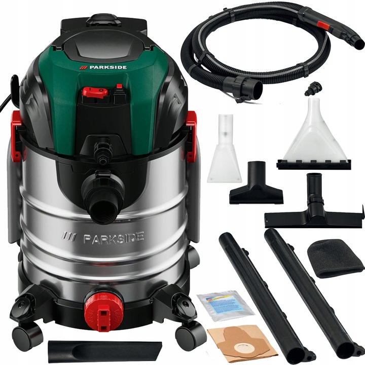 PARKSIDE PWS 20 Odkurzacz przemysłowy piorący na sucho mokro 1600W 20