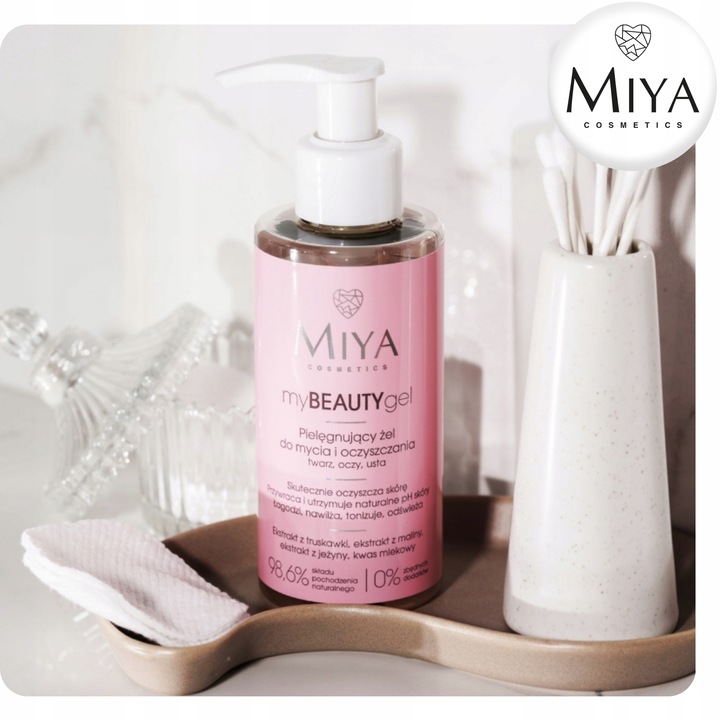 Żel do Mycia i Oczyszczania Twarzy Pielęgnujący Oczyszczający Miya 140 ml