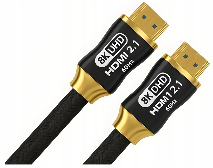 Kabel HDMI 2.1 3m Ultra High Speed 8K 60Hz 4K 120Hz HDR eARC Plecionka