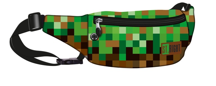 Saszetka na pasek nerka pixele St.Right