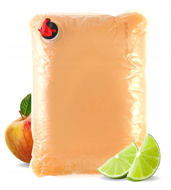 Sok Jabłko Limonka 100% Tłocznia Szymanowice 5l NFC Tłoczony