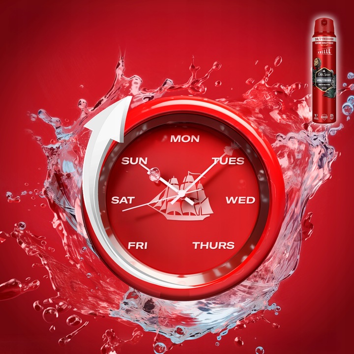 Old Spice Wolfthorn Dezodorant męski w sprayu, 6 x 250ml