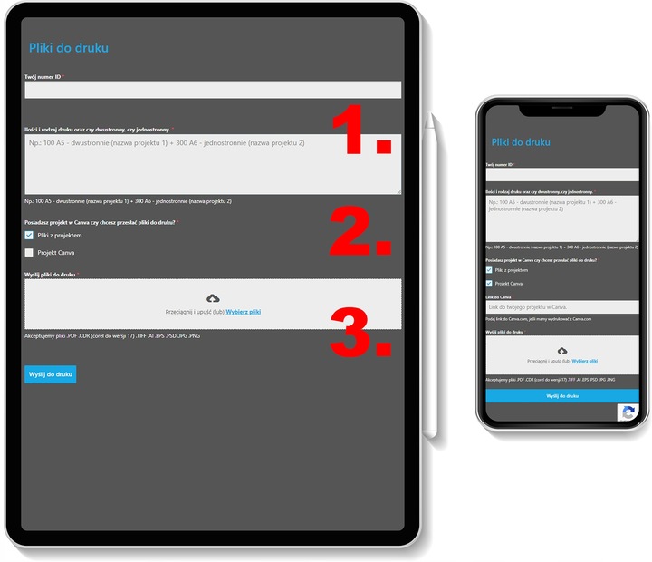 Wizytówki DWUSTRONNE 500 szt. GRUBE 350 g PREMIUM + GRATIS