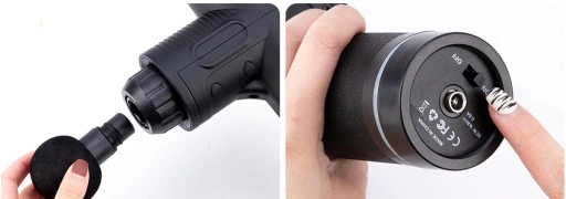 PISTOLET DO MASAŻU 3D GUN PRO S3 MASAŻER LCD