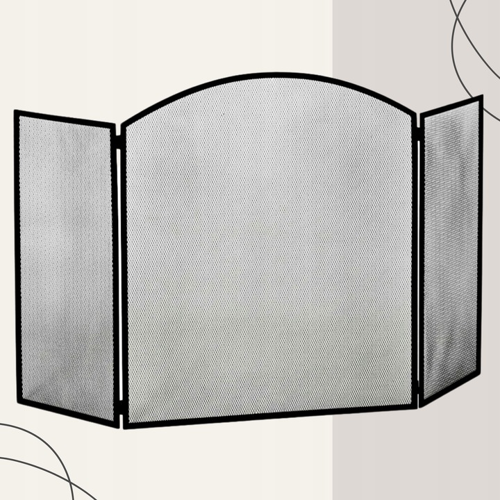 PARAWAN KOMINKOWY EKRAN do Kominka OSŁONA OCHRONNA Kratka XL