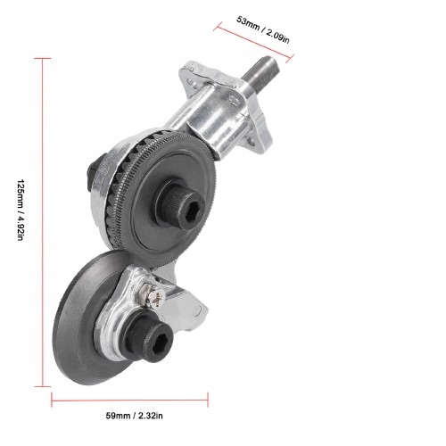 CIĘCIE BLACHY KOŃCÓWKA DO WIERTARKI NÓŻ NOŻYCE ADAPTER NA WKRĘTARKĘ