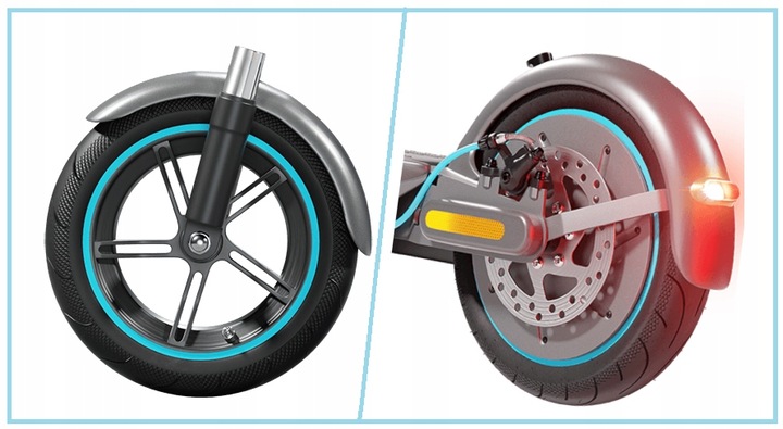 Hulajnoga elektryczna Motus Scooty 10 Plus aplikacja dwa amortyzatory