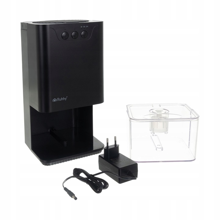 Osuszacz Powietrza Pochłaniacz Wilgoci Cichy Podświetlenie LED + Timer