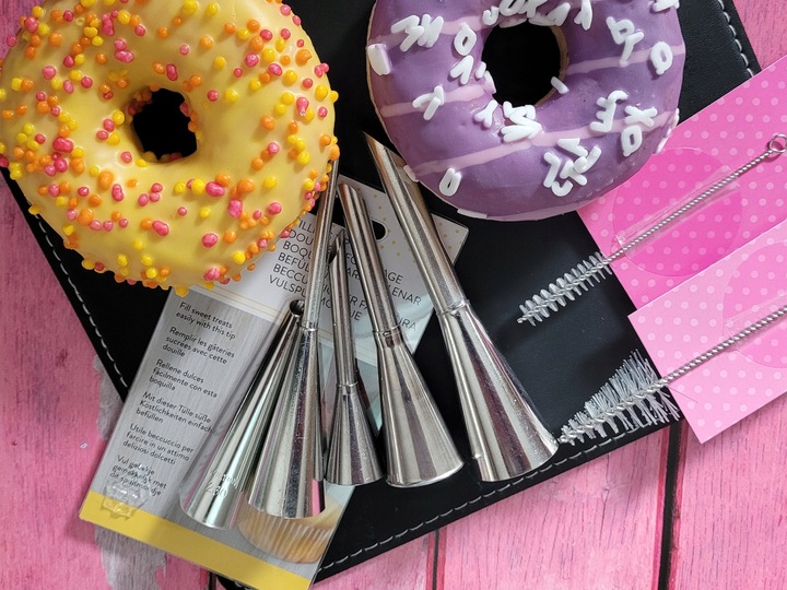 Zestaw Tylka do nadziewania pączków rurek muffin worek cukierniczy R46-TN7