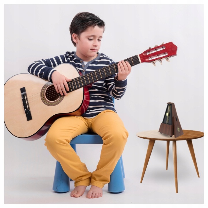 DNA MET1 METRONOM MECHANICZNY Z DZWONKIEM DO PIANINA GITARY SKRZYPIEC