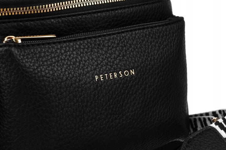 Torebka damska saszetka crossbody listonoszka miejska modna suwak PETERSON