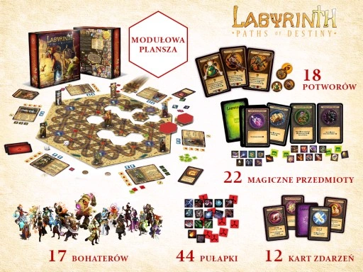 GRA PLANSZOWA Labirynt Ścieżki Przeznaczenia TWÓJ PREZENT na Walentynki