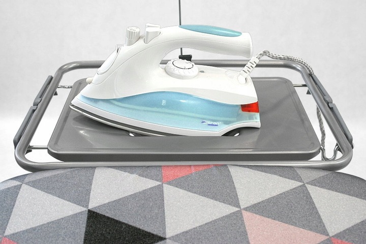 DUŻA PROFESJONALNA DESKA DO PRASOWANIA Z RĘKAWNIKIEM PRZEDŁUŻACZ